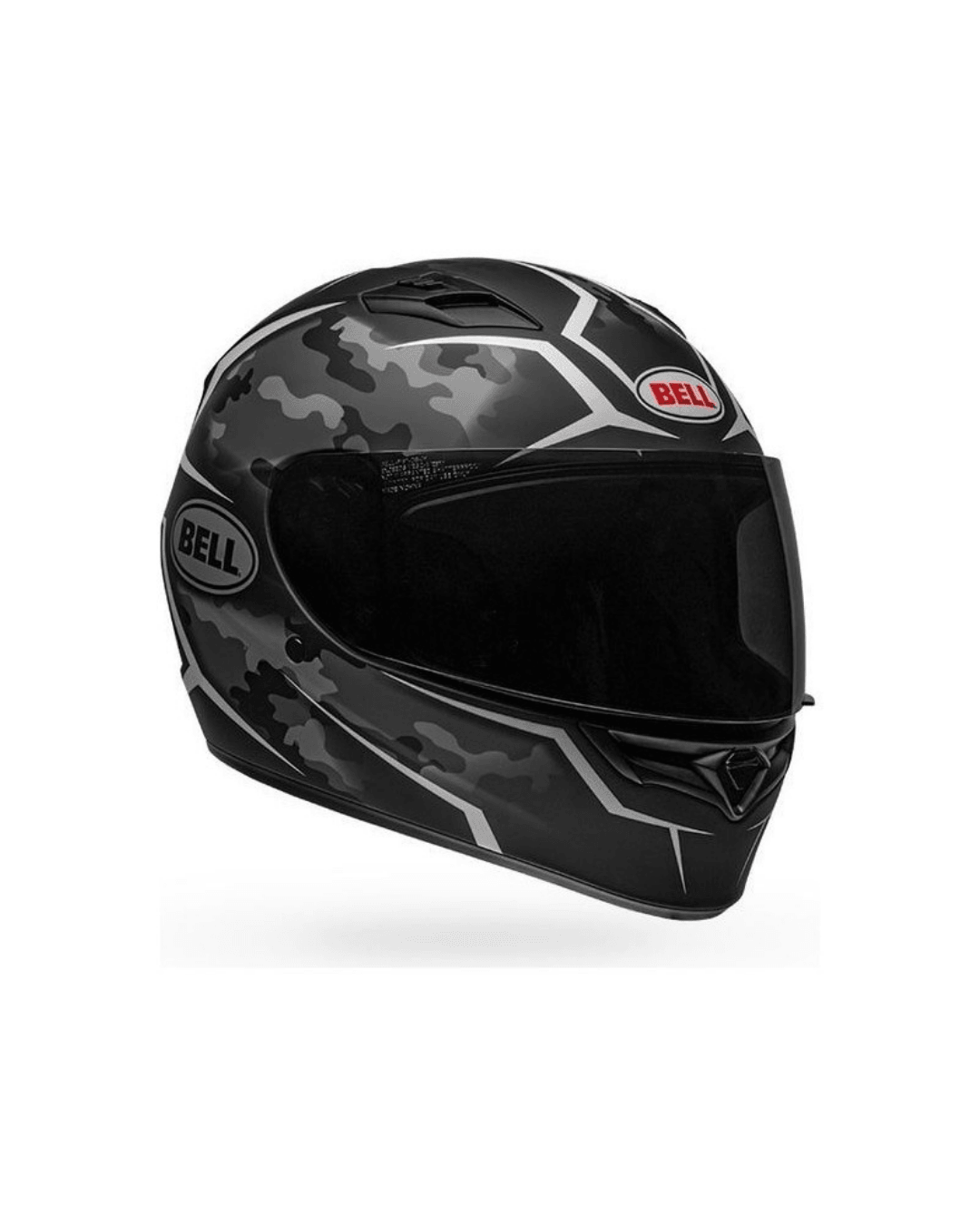 Bell Qualifer Stealth Camo Mat Siyah/Beyaz Fullface Motosiklet Kaskı