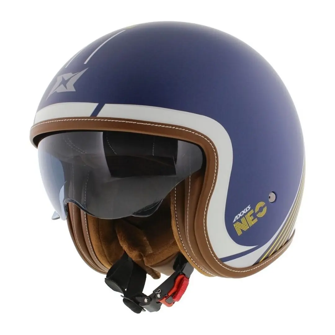 Axxis Hornet S Neo C7 Mat Blue Yarım Motosiklet Kaskı