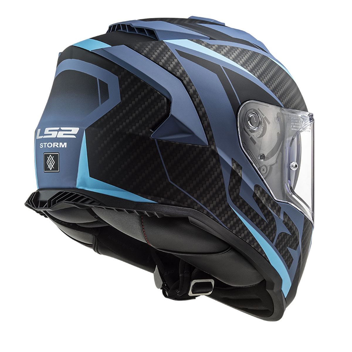 Ls2 Storm 2 Racer Mat Mavi Fullface Motosiklet Kaskı