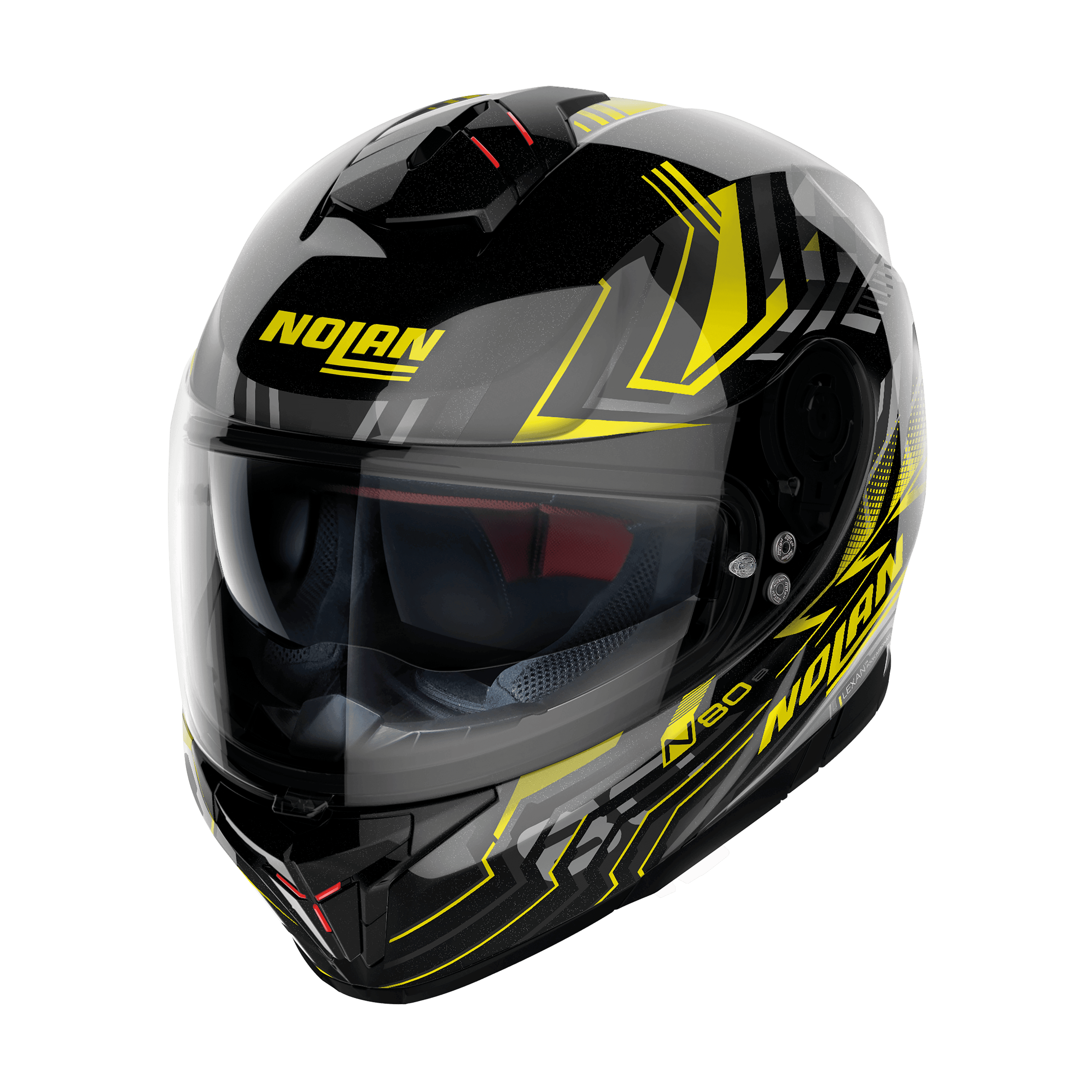 NOLAN N80.8 TURBOLENCE SARI/SİYAH FULLFACE MOTOSİKLET KASKI + PINLOCK