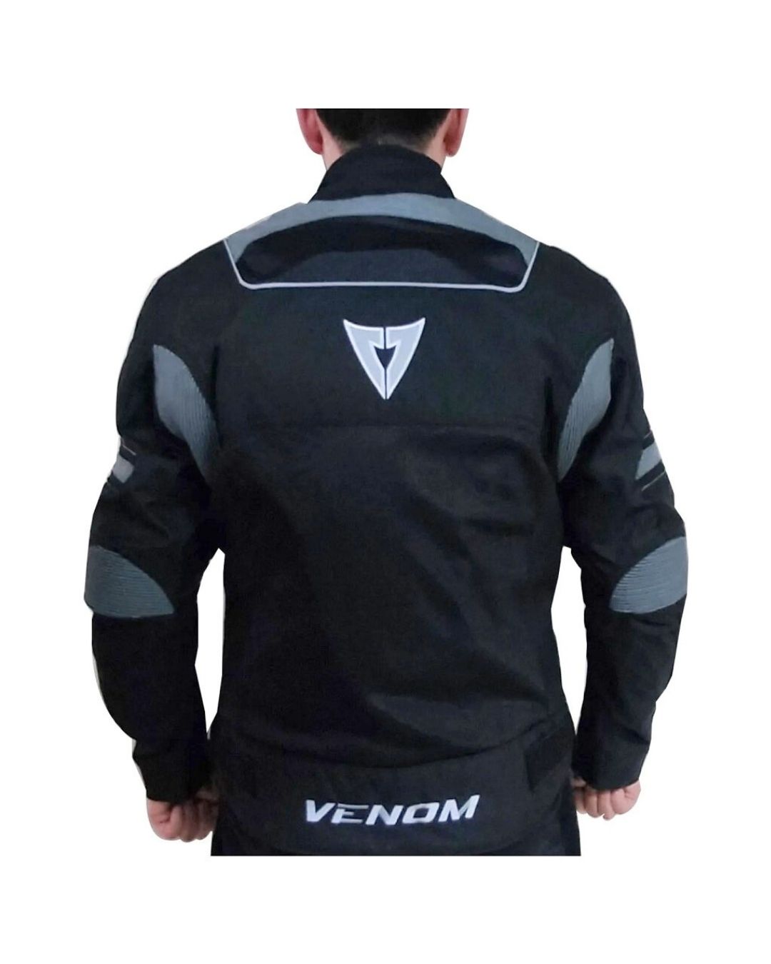 Venom Spin Siyah/Gri Yazlık Motosiklet Montu