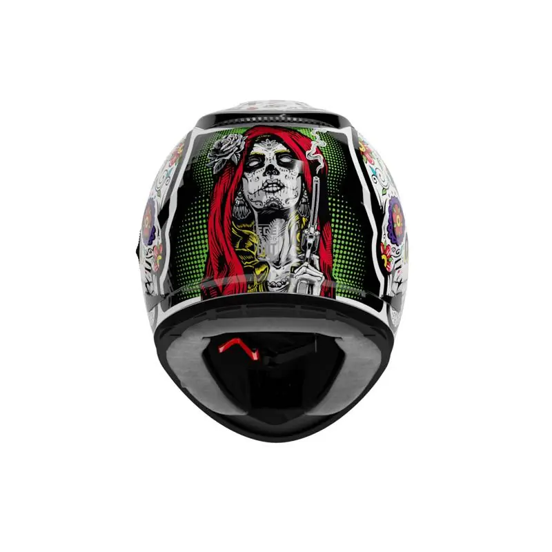 SHIRO SHADOW SKULLCANDY SH-605SV FULLFACE MOTOSİKLET KASKI +