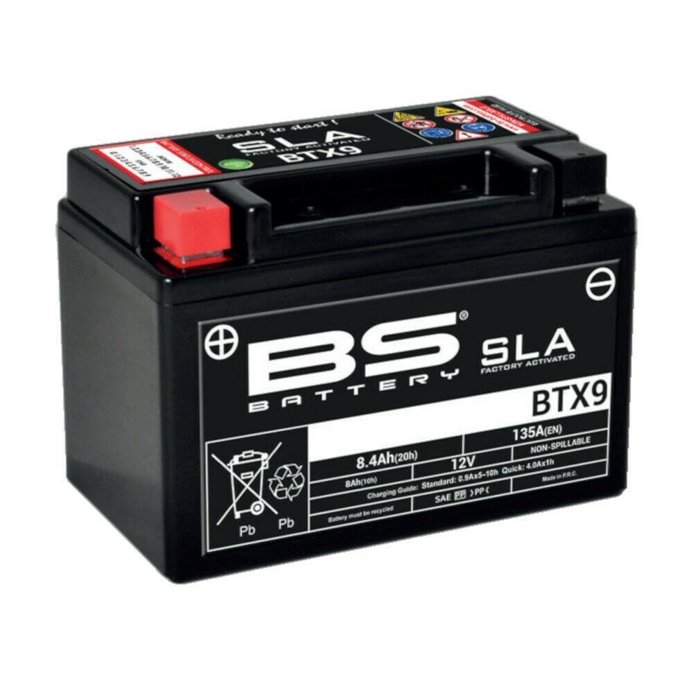 BS BATTERY MOTOSİKLET AKÜLERİ - YENİ ÜRETİM TARİHLİ - BTX9-SLA