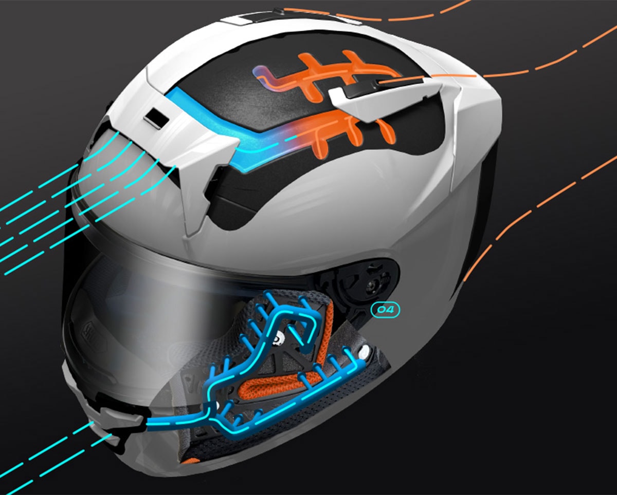 Shoei X-Spirit Pro Escalate Tc-2 Fullface Motosiklet Kaskı