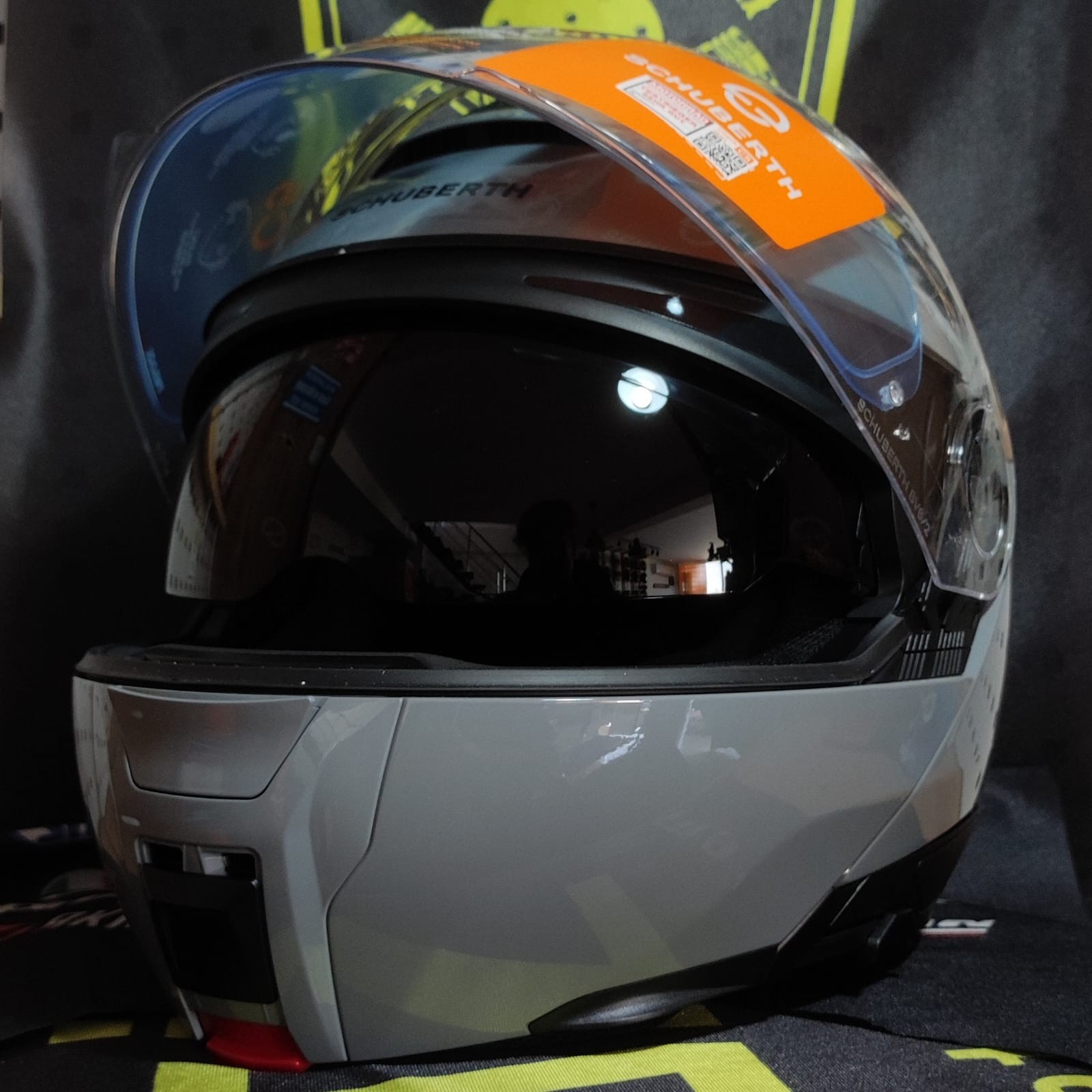 SCHUBERTH C5 CONCRETE GREY ÇENE AÇILIR MOTOSİKLET KASKI + PINLOCK