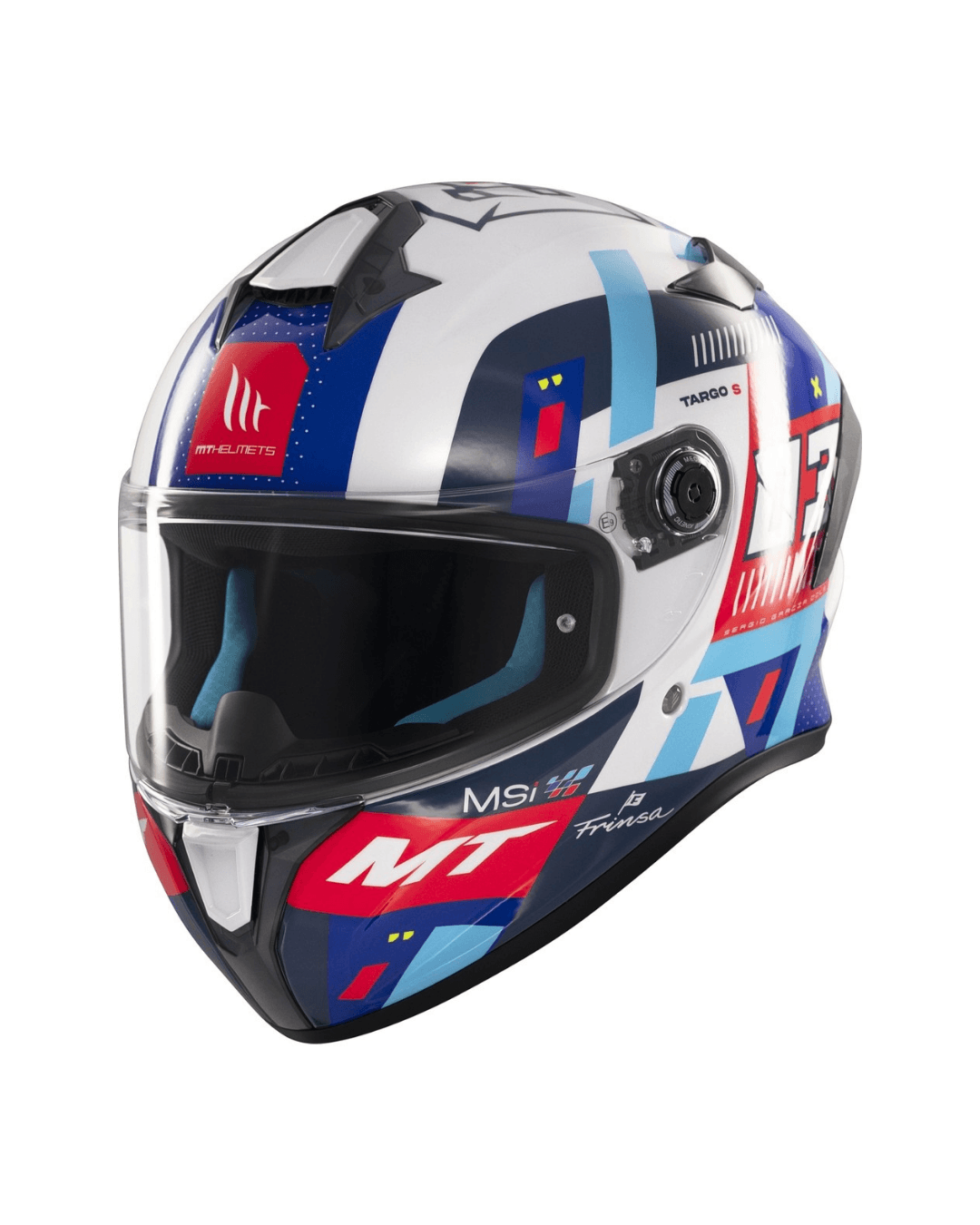 Mt Helmets Targo S Sergio Garcia 2024 D7 Gloss Fullface Motosiklet Kaskı