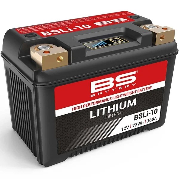 BS BATTERY MOTOSİKLET AKÜLERİ - YENİ ÜRETİM TARİHLİ - BSLI-10 - LITHIUM