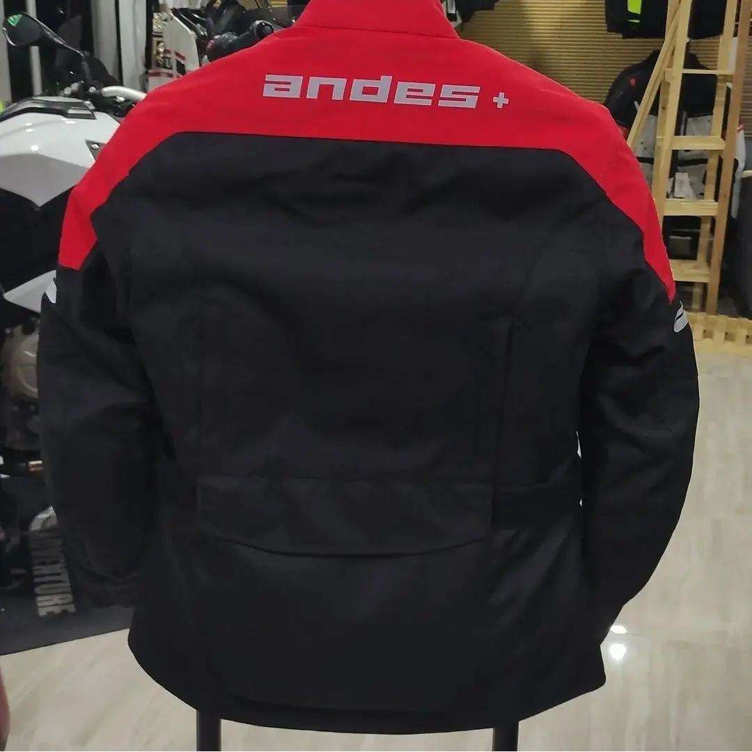 ANDES CONCORDE V2 WATERPROOF RED WOMEN'S MOTORCYCLE JACKET