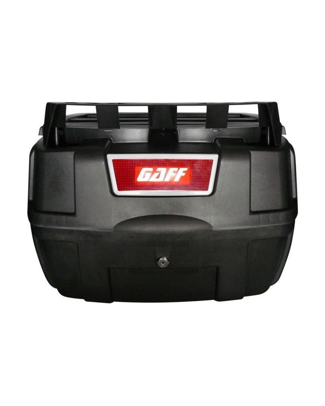 Gaff G48 Siyah 48 Litre Motosiklet Topcase Arka Çanta + Alt Tabla + Üst Bagaj