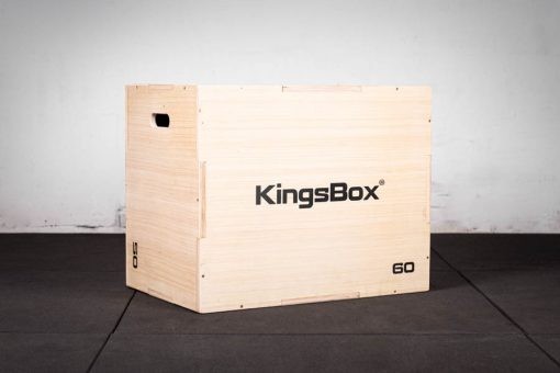 KingsBox Crossfit Plyo Box (Zıplama Kutusu) - Doğal Ahşap