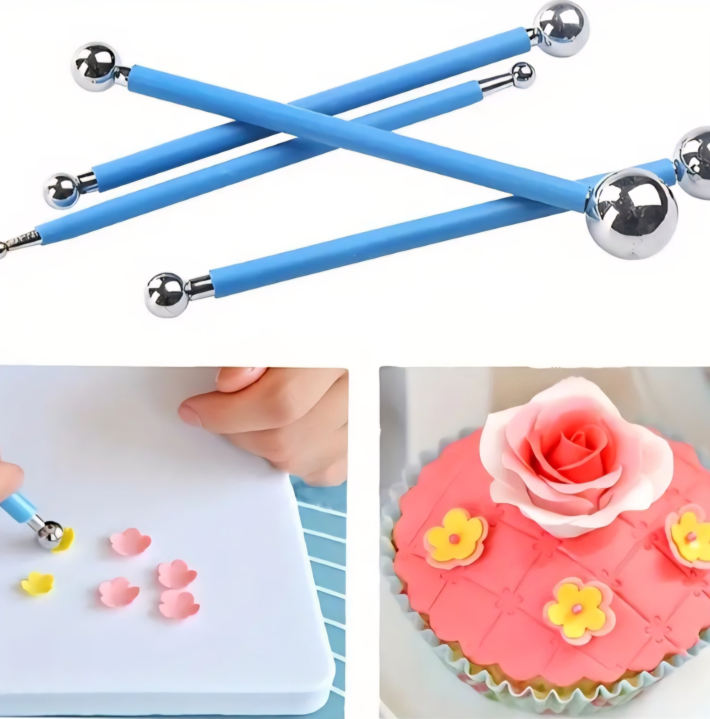 TOP UÇLU NARZİPAN SET