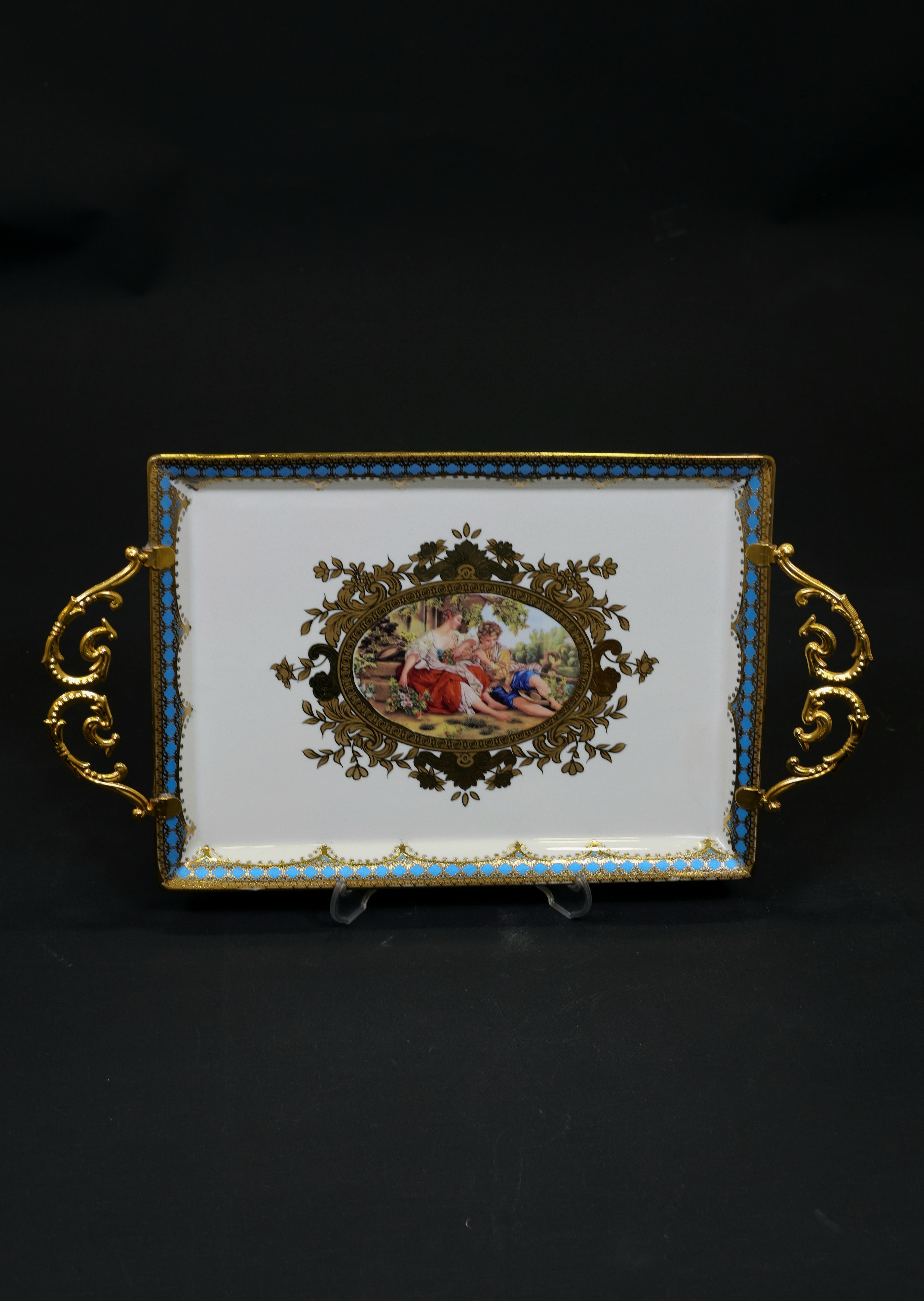 PORSELEN MARKİZ TEPSİ KARGO DAHİL