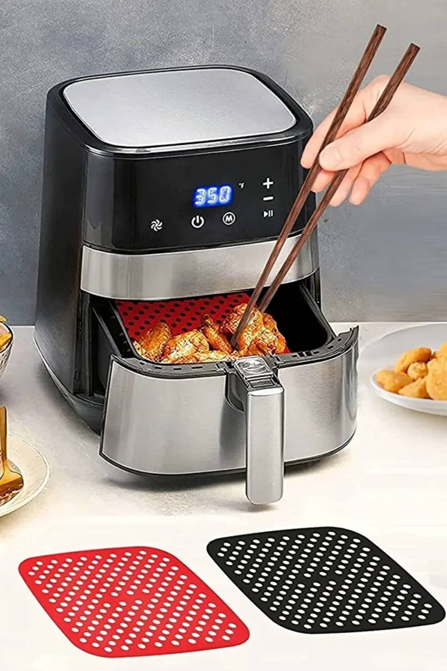 SILIKON AIRFRYER PISIRME MATI