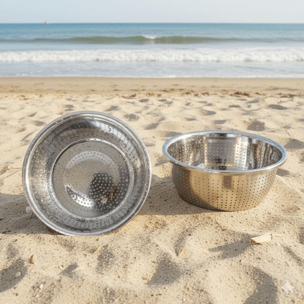 26 CM ÇELİK SÜZGEÇ KARGO DAHİL 