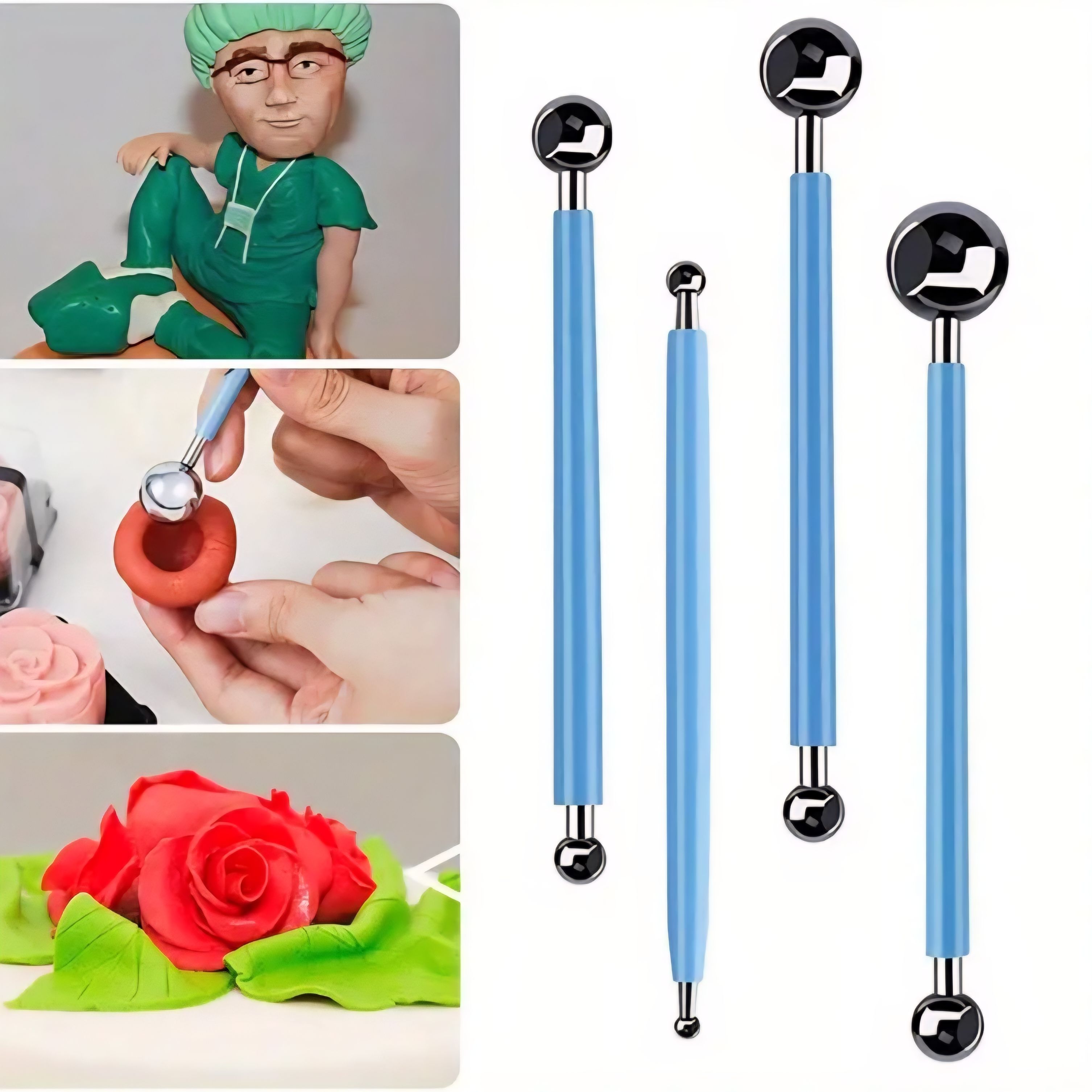 TOP UÇLU NARZİPAN SET