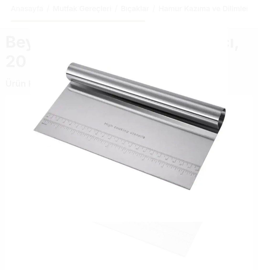 ÖLÇEKLİ KAZIYICI 20 CM