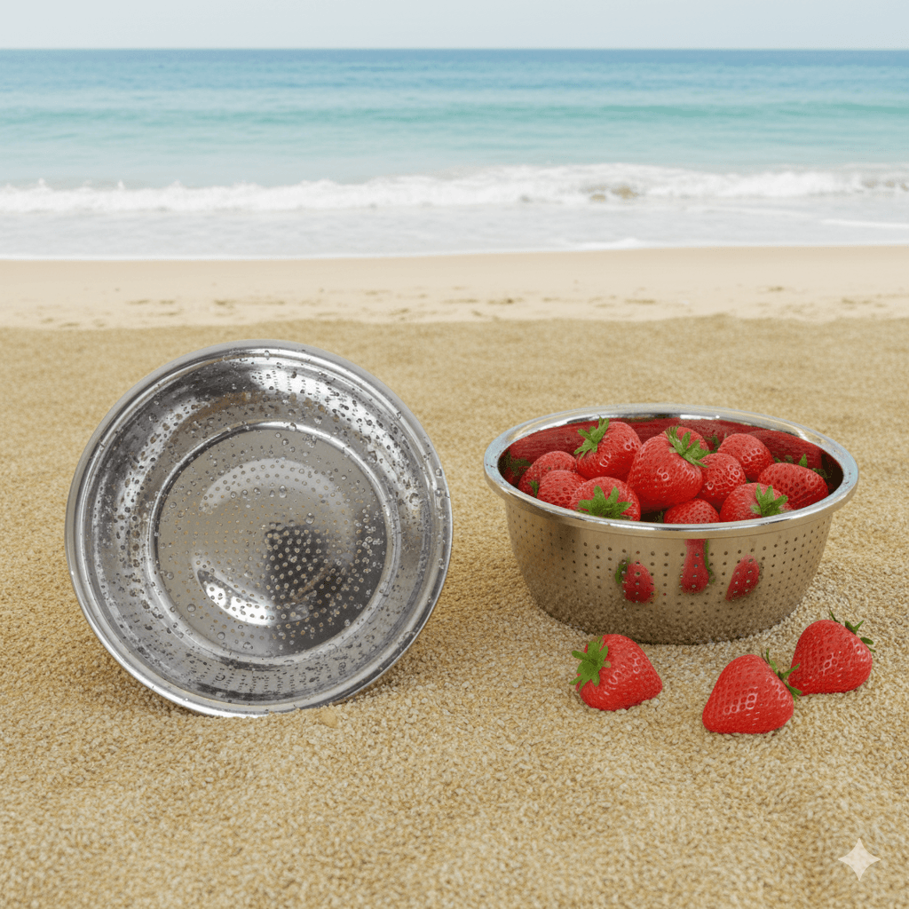 28 CM ÇELİK SÜZGEÇ KARGO DAHİL