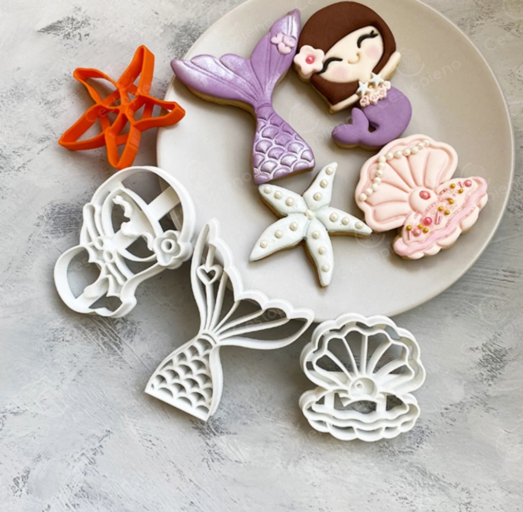 DENİZ KIZI KURABİYE KALIBI 