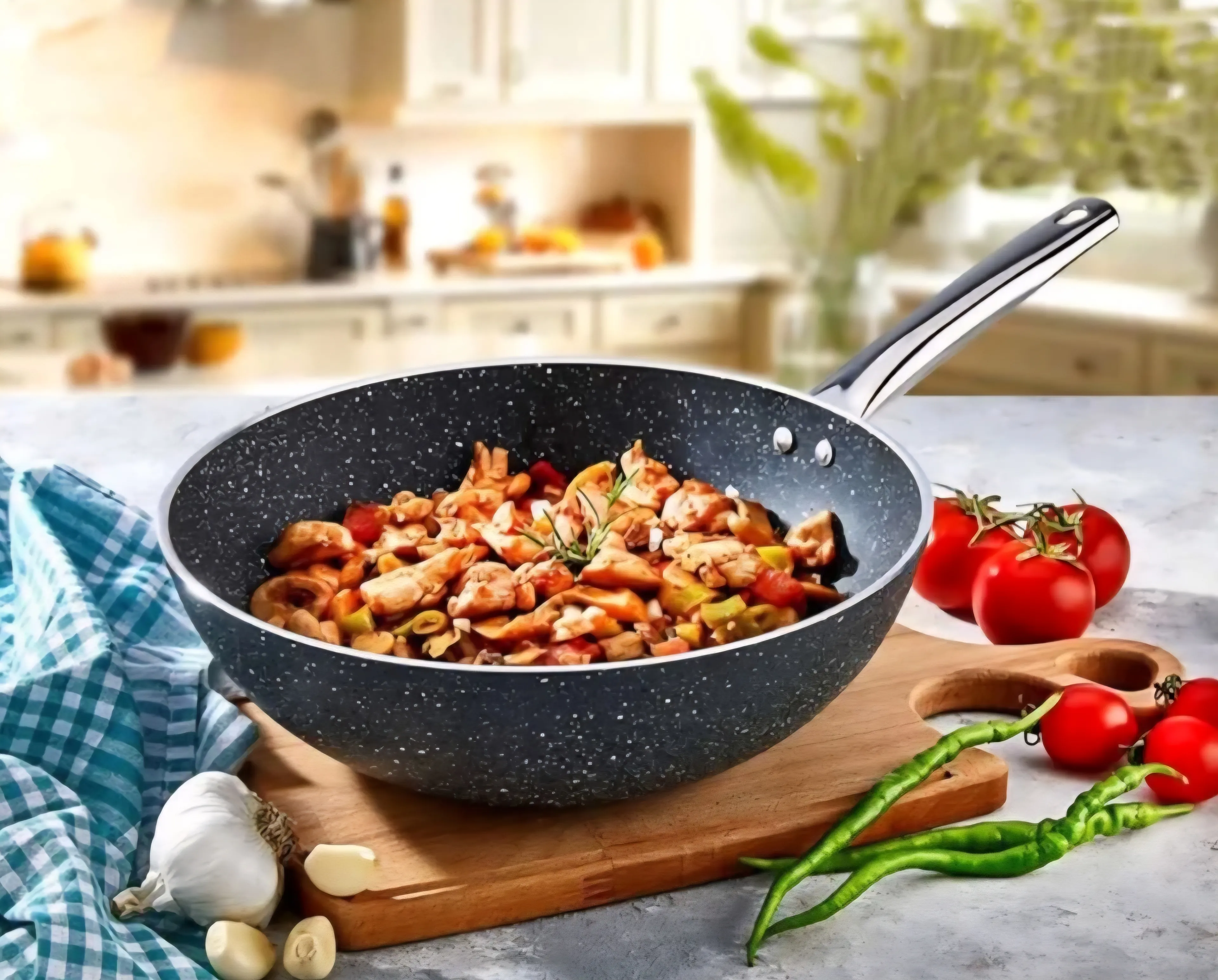 GRANİT DÖKÜM WOK TAVA KARGO DAHİL 