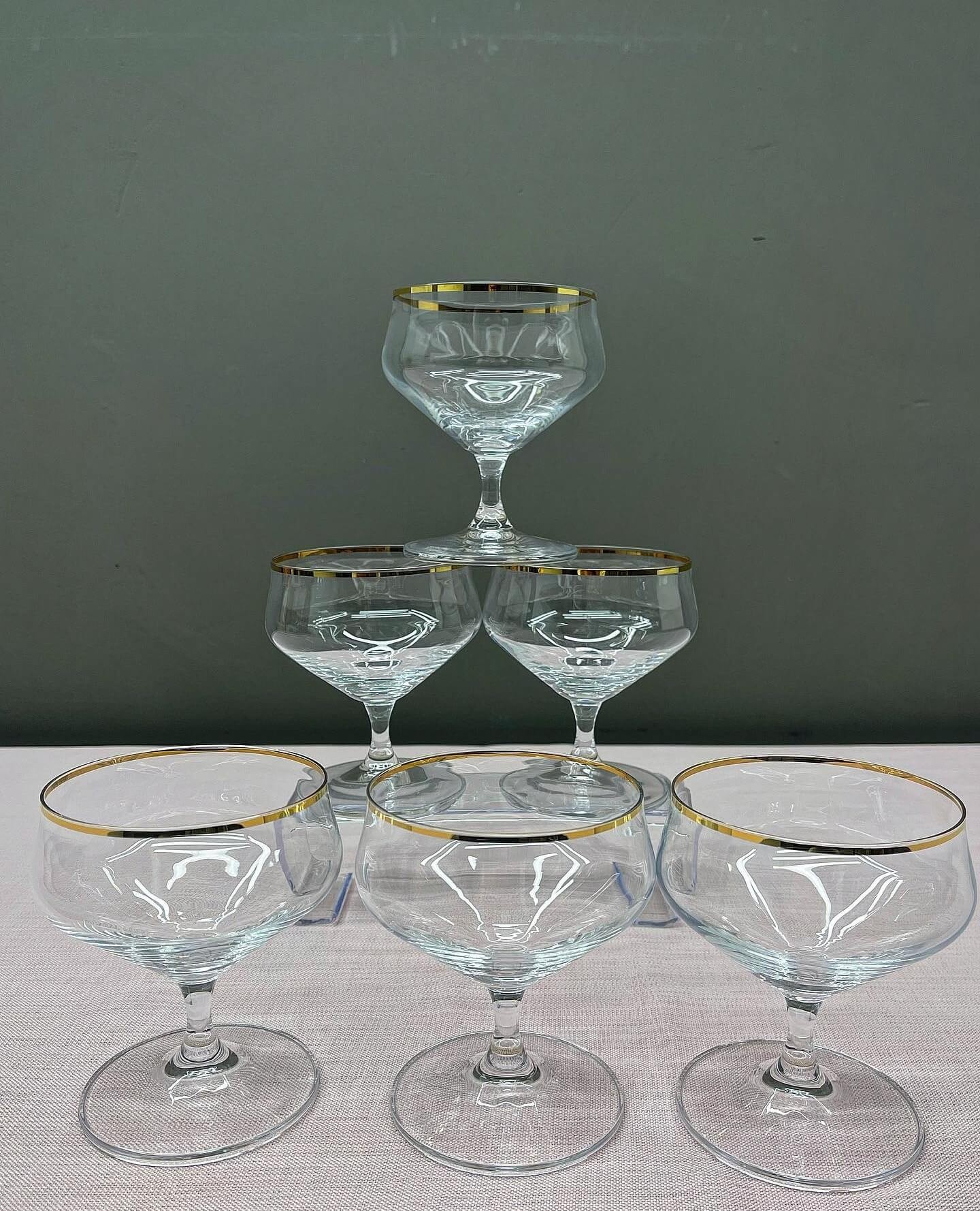 6 LI BOHEMİA KRİSTAL GOLD YALDIZLI DONDURMALIK KARGO DAHİL