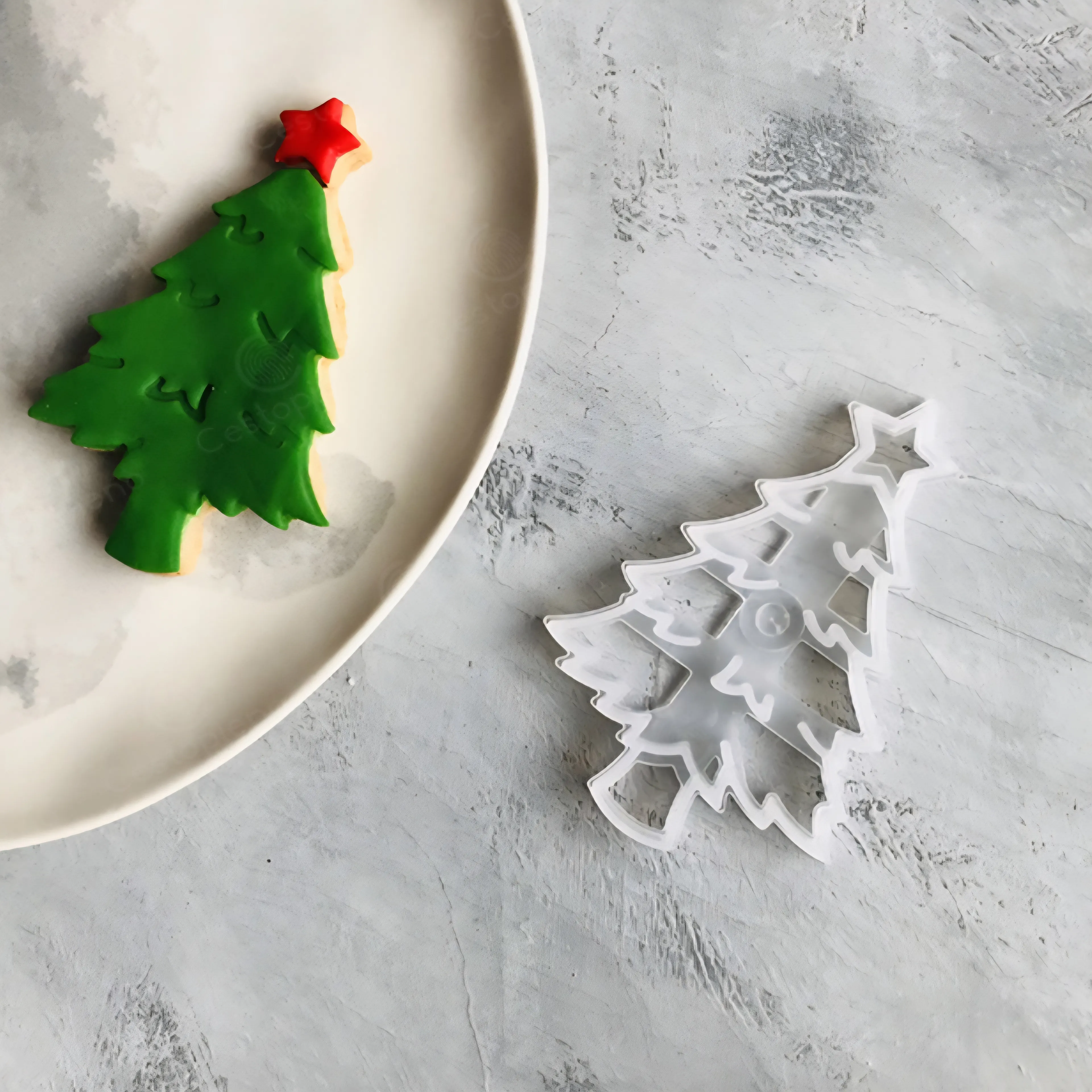 YILBAŞI ÇAM AĞACI KURABİYE KALIP