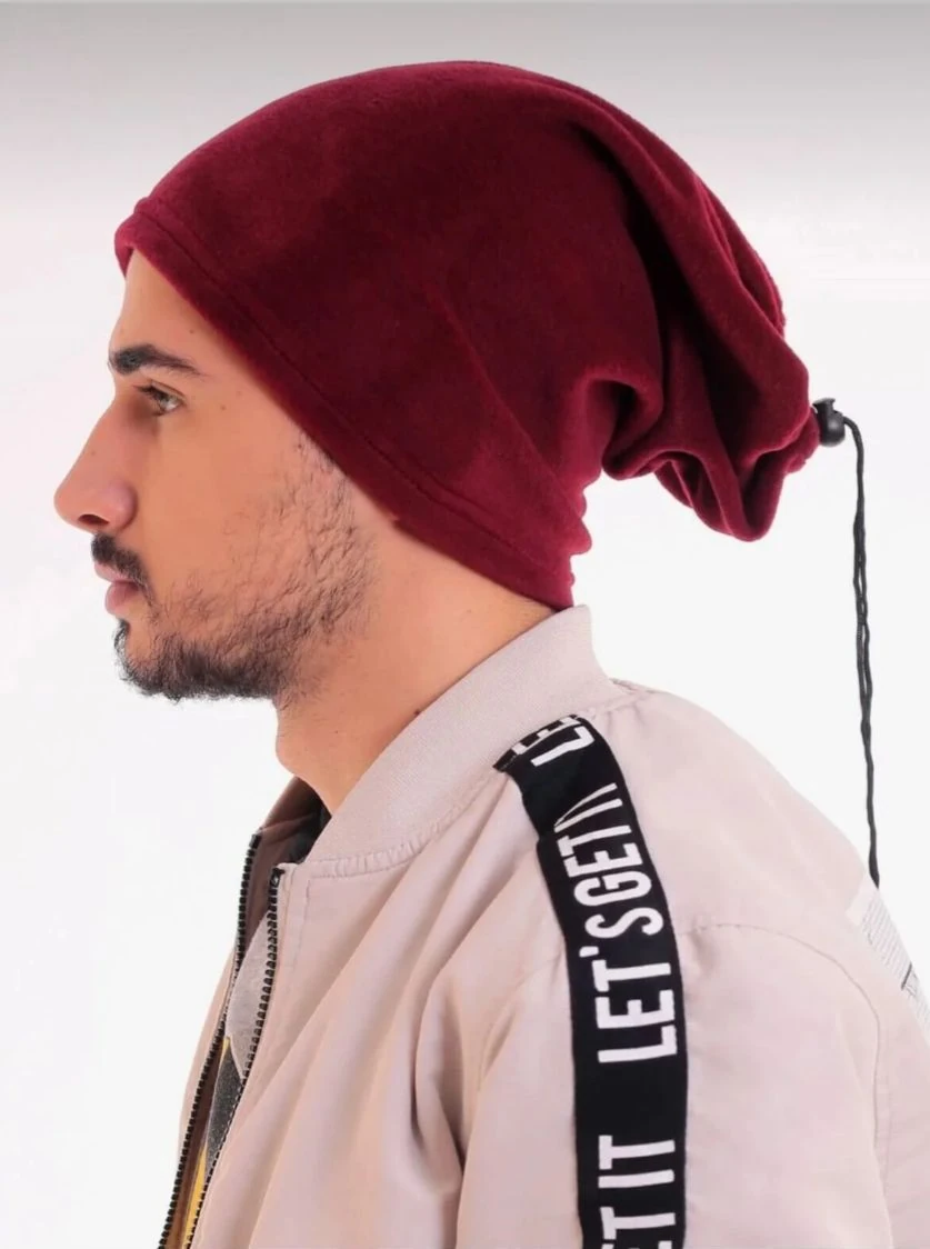 Unisex Rüzgar Önleyici Polar Boyunluk Bere