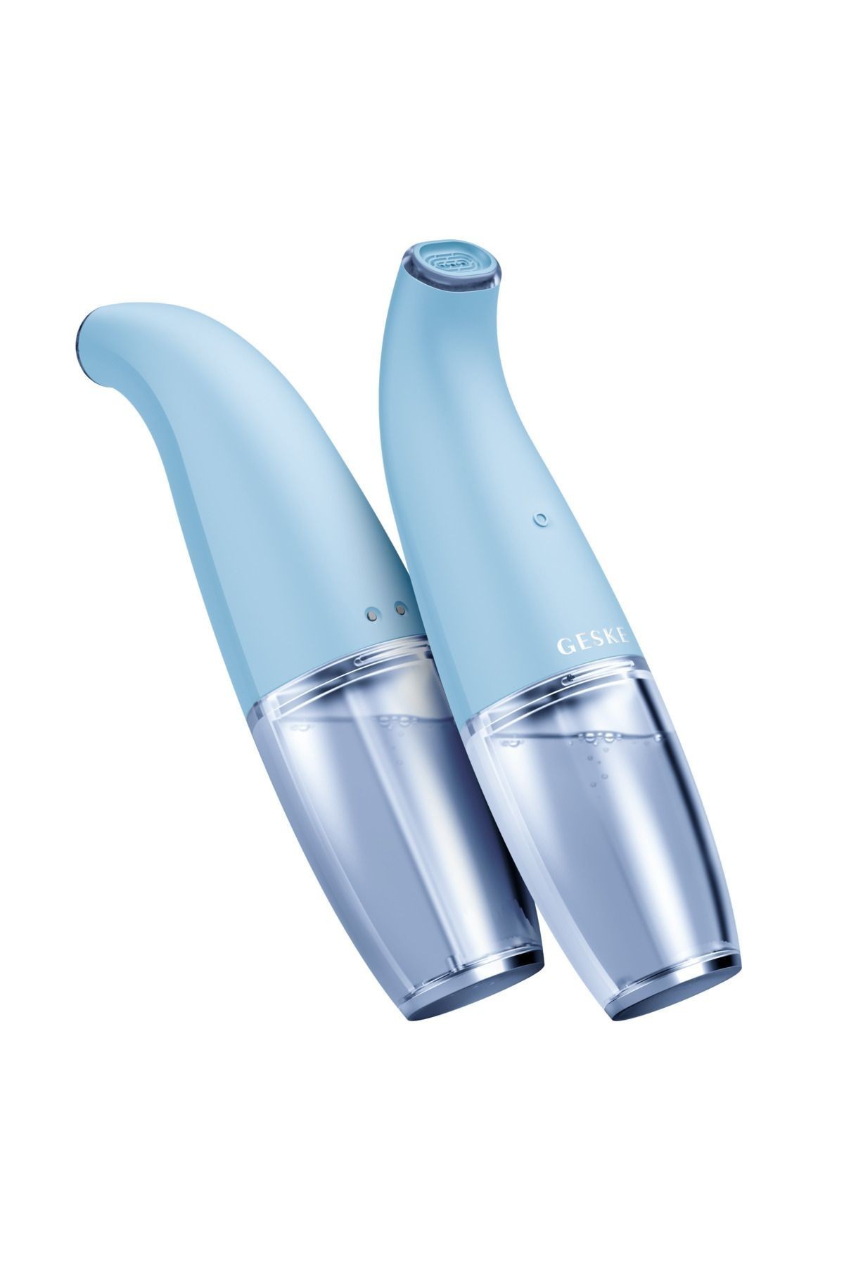 Aqua-Stream Çift Başlıklı Siyah Nokta ve  Yüz Temizleme Cihazı | Aqua-Stream Face Cleanser - mavi
