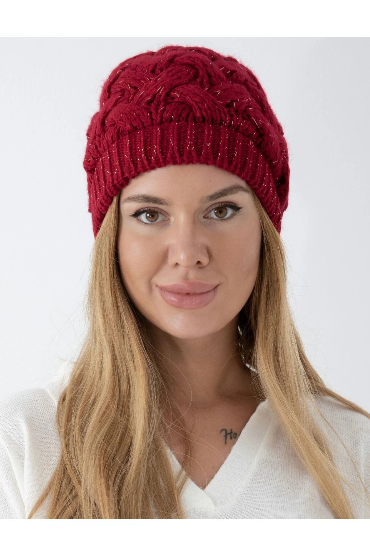 KADIN SİMLİ ÖRGÜ BERE