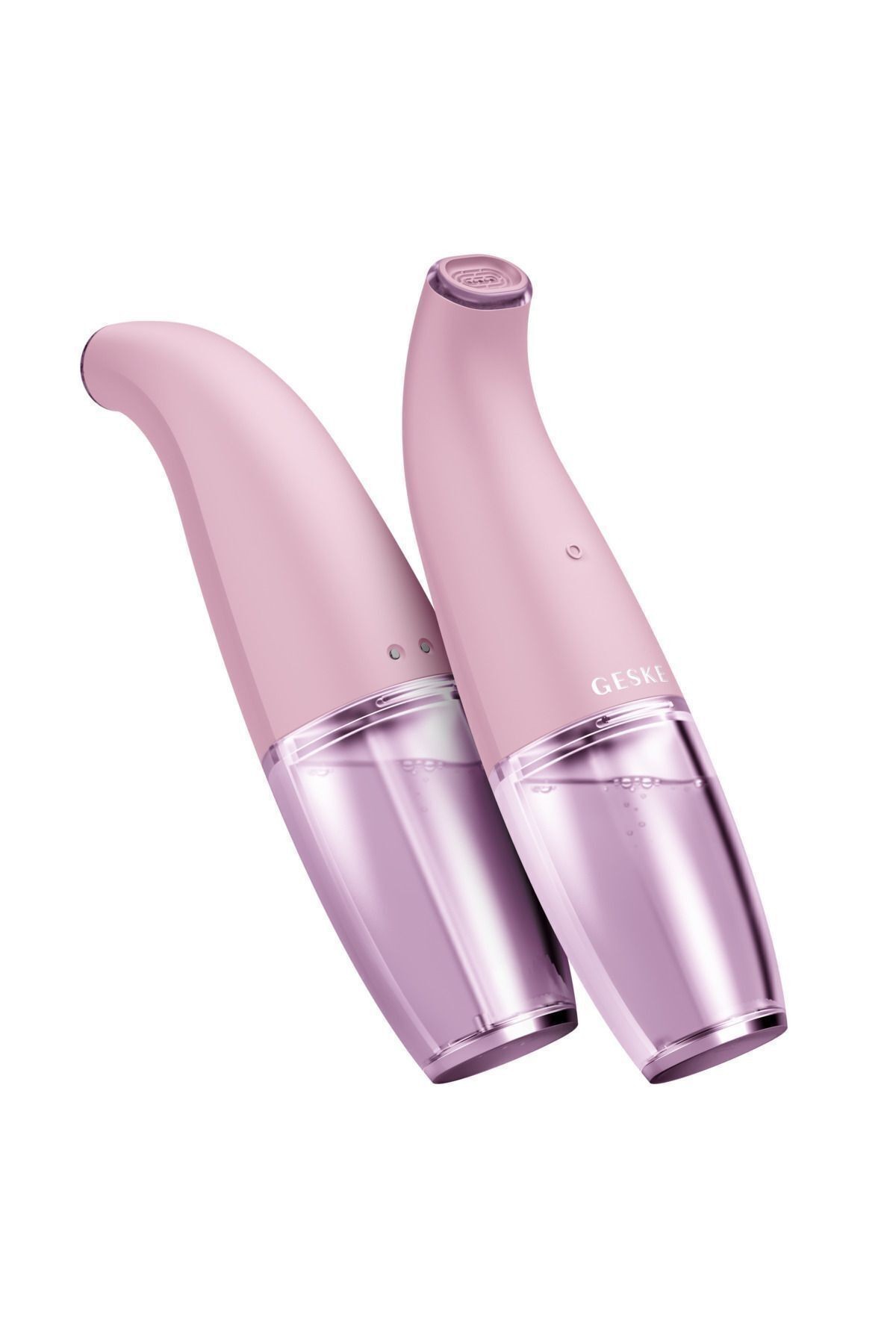Aqua-Stream Çift Başlıklı Siyah Nokta ve  Yüz Temizleme Cihazı | Aqua-Stream Face Cleanser - pembe