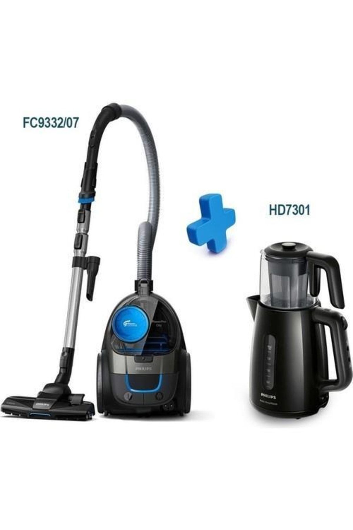 Fc9332/07 Powerpro City Toz Torbasız Süpürge ve Hd7301 Çaycı