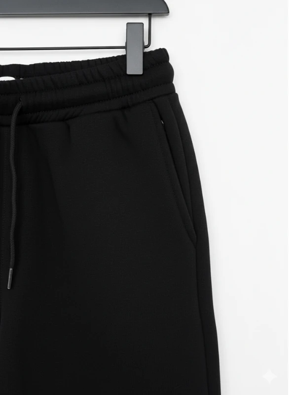 Erkek Şardonlu 2 İplik Eşofman Altı | Cepli, Paçası Ribanalı