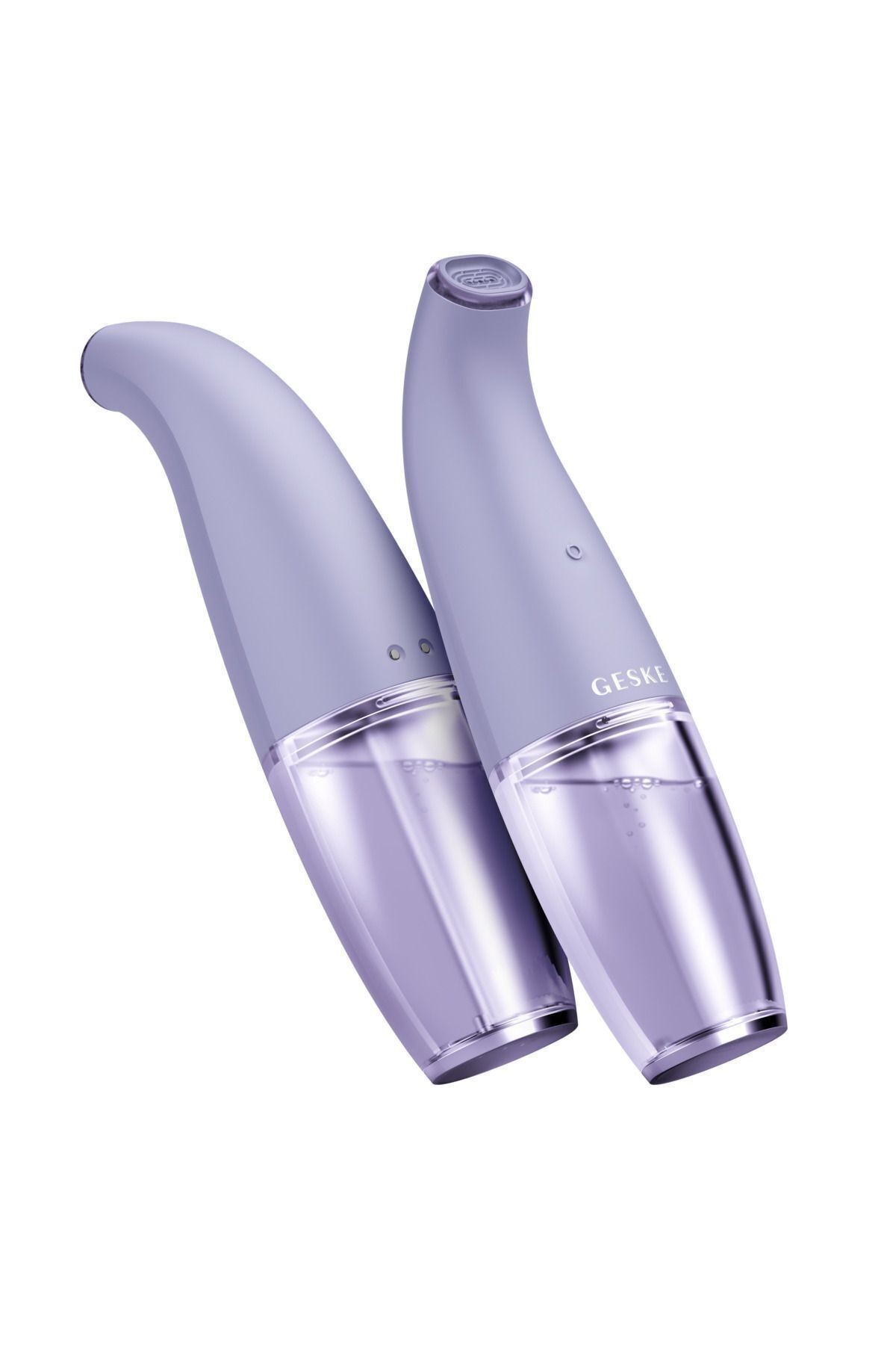 Aqua-Stream Çift Başlıklı Siyah Nokta ve  Yüz Temizleme Cihazı | Aqua-Stream Face Cleanser - mor