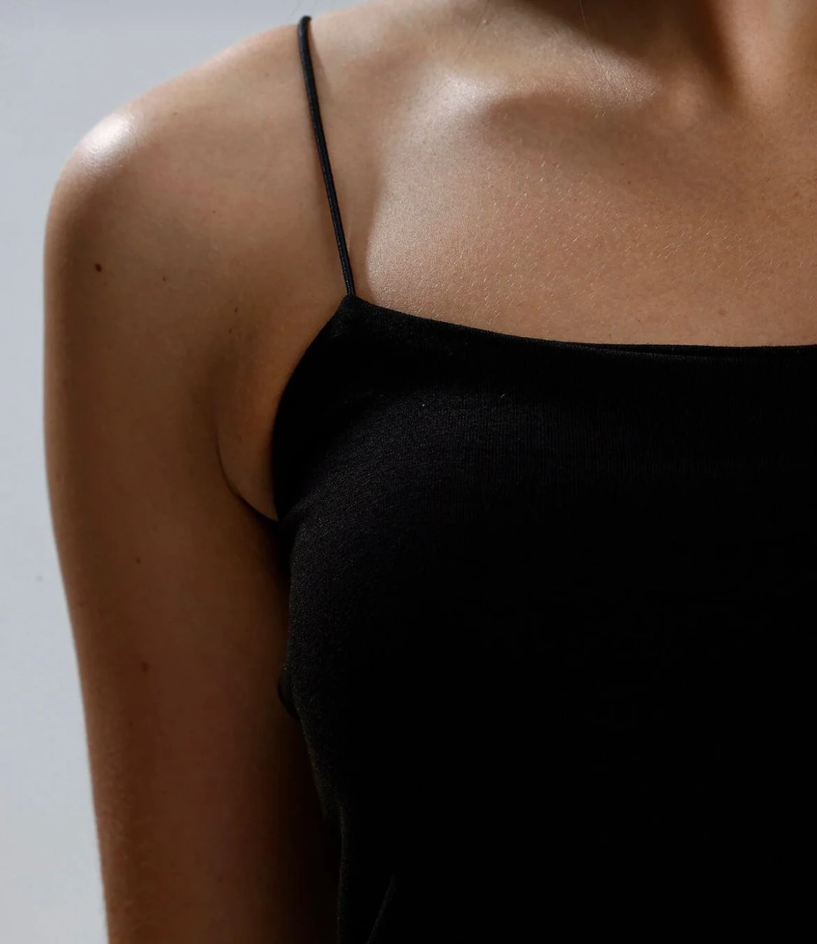 Kadın İp Askılı Atlet 2'li Siyah