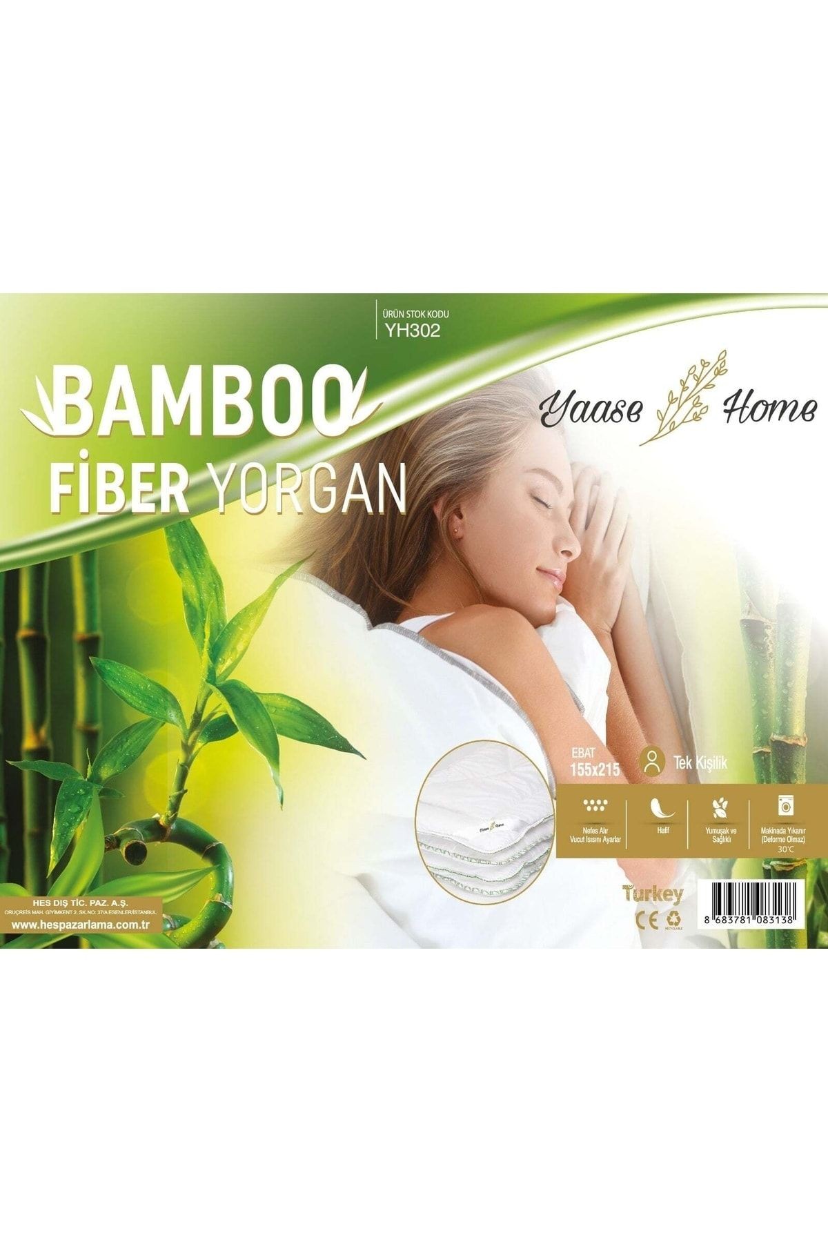 Home Eko Fiber Bambu Yorgan
