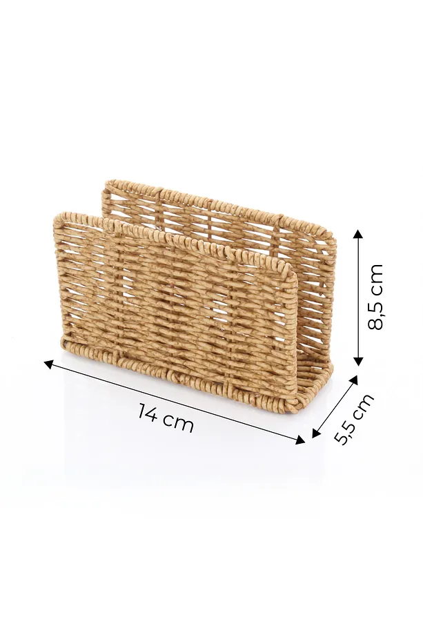 Rattan Dikdörtgen Hasır Peçetelik