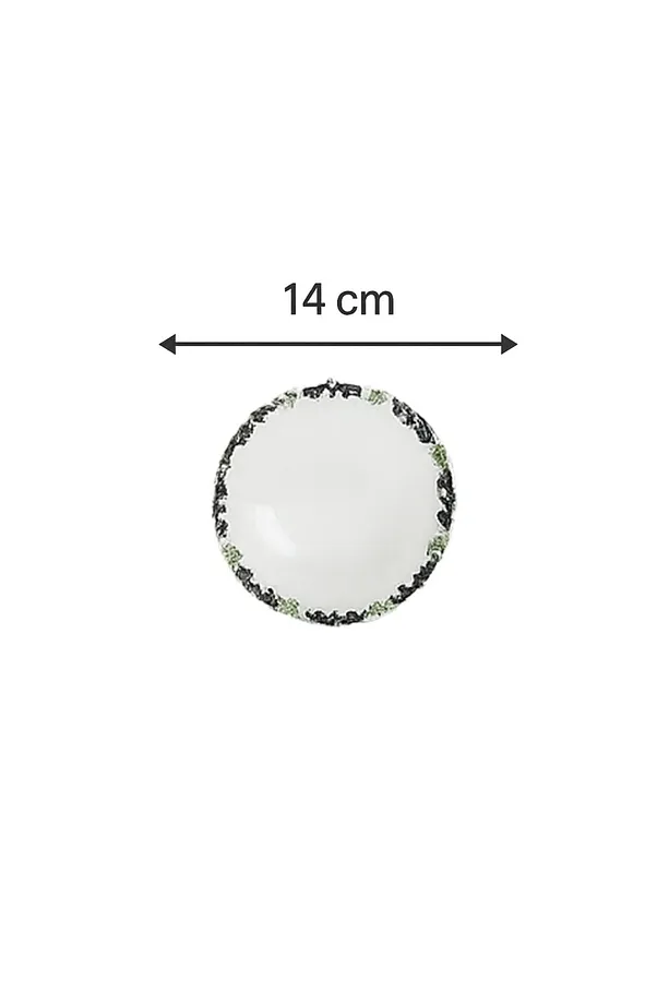 Antique Green 24 Parça Porselen Yemek Takımı - Antik Yeşil Yemek Takımı
