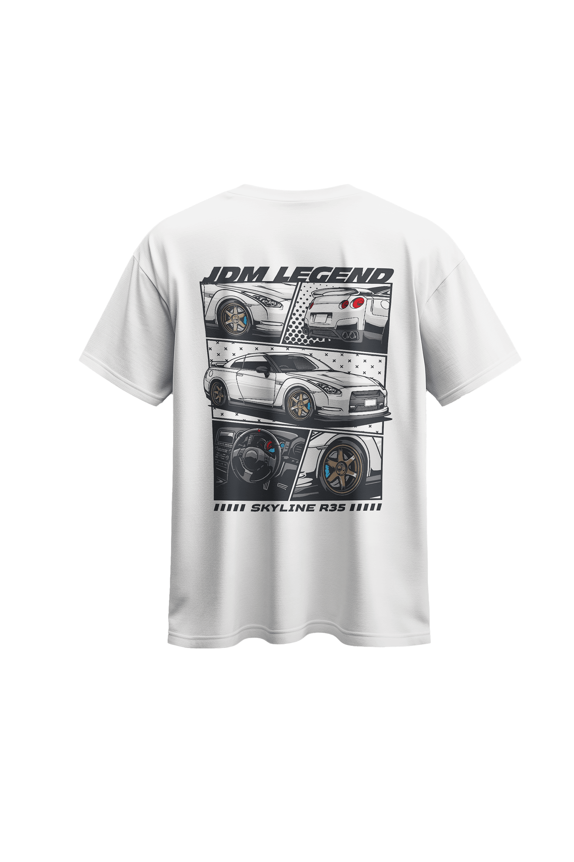 SKYLINE R35 baskılı T-shirt ( Oversize ) 
