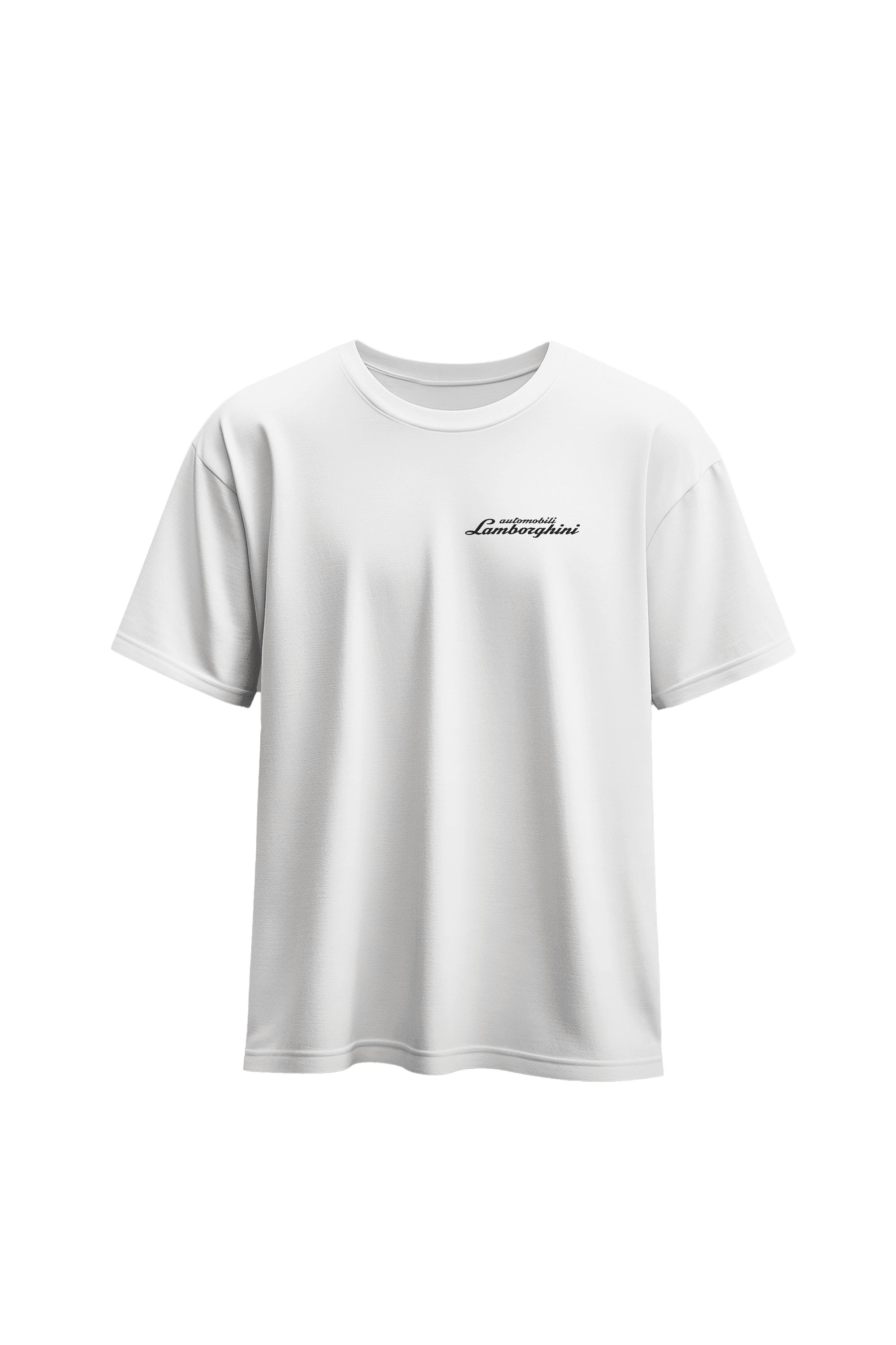 Lamborghini dijital baskılı %100 pamuklu penye t-shirt ( Oversize ) 