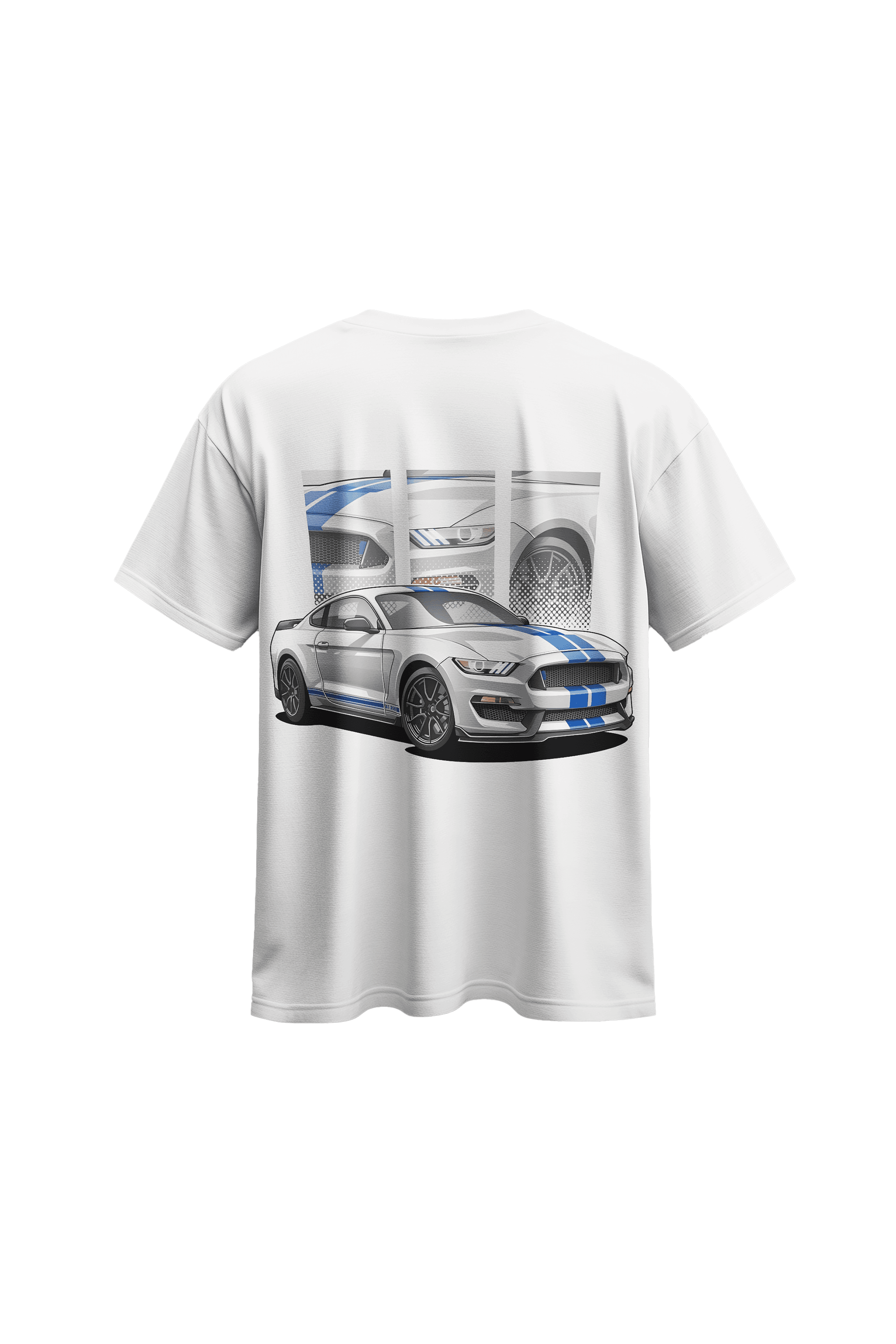 Ford Mustang Shelby GT350 Baskılı T-Shirt ( Oversize ) 