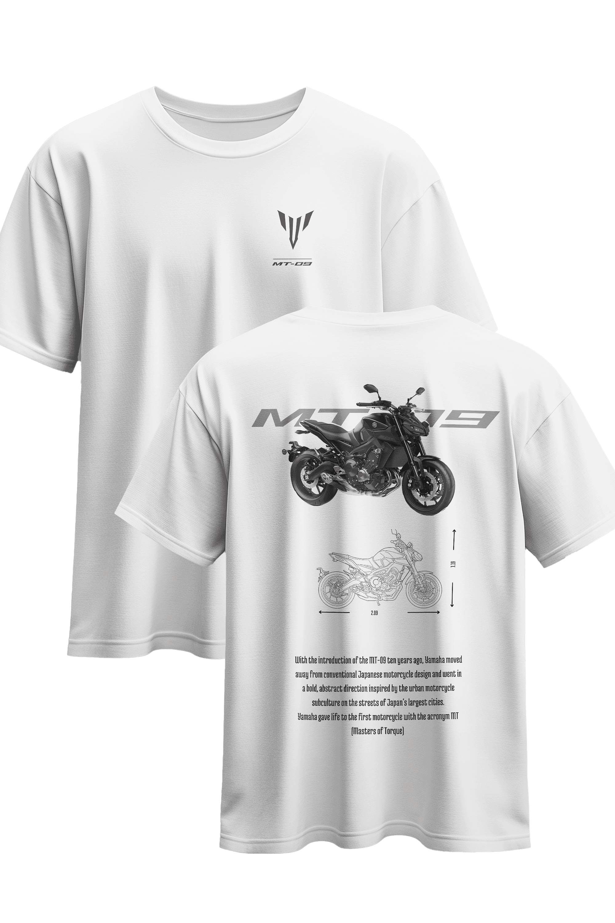 KAWASAKI H2R Baskılı Pamuklu T-shirt ( Oversize )