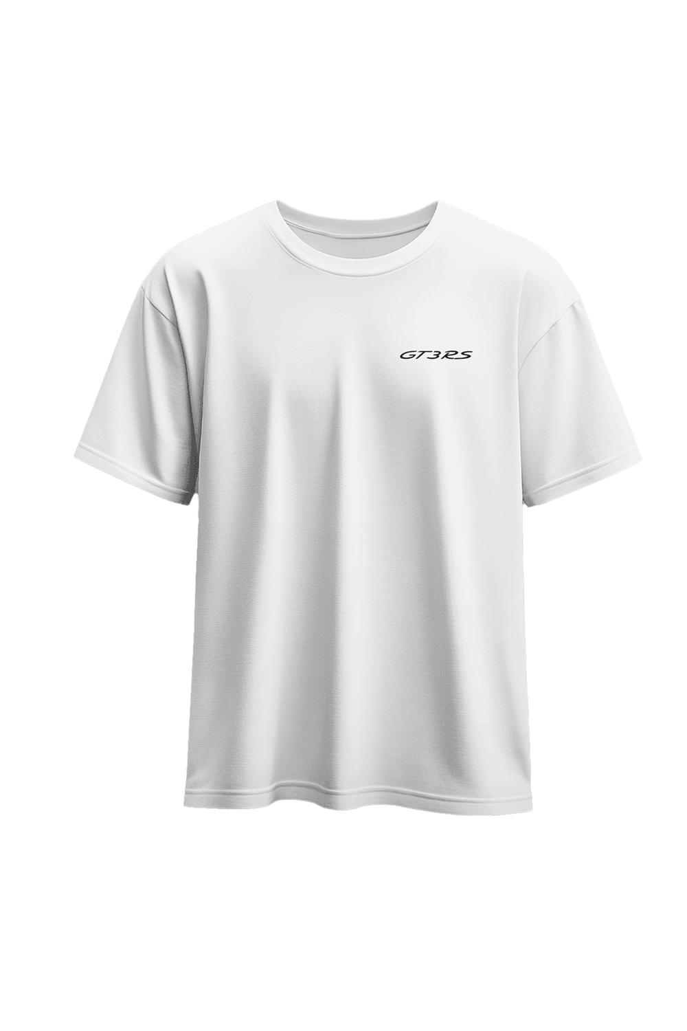 PORSCHE 911 GT3 RS dijital baskılı %100 pamuklu penye t-shirt (Oversize) 
