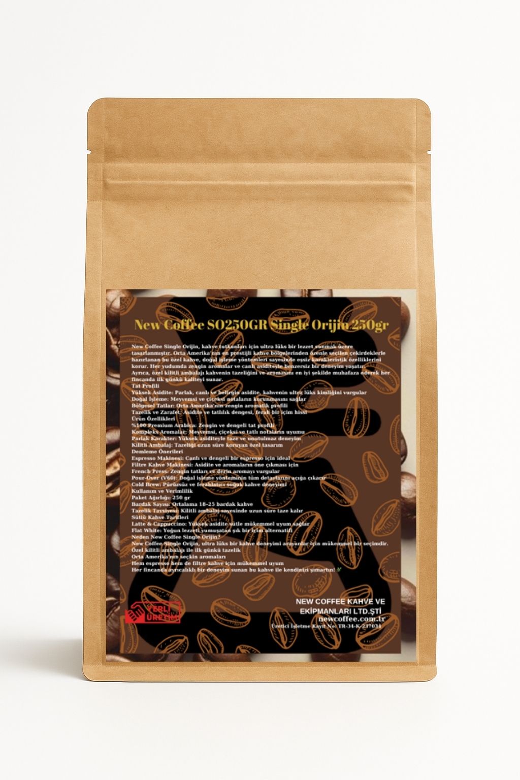 Single Orijin – Orta Amerika’nın Seçkin Arabica Kahve Çekirdekleri (250gr) SO250GR