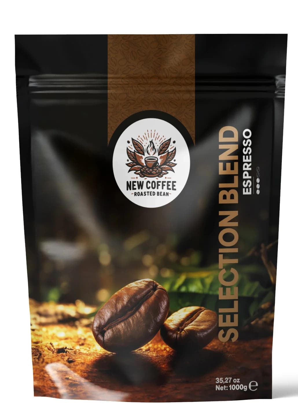 New Coffee Selection Blend 1000g - Ekstra Sert Espresso Kahvesi