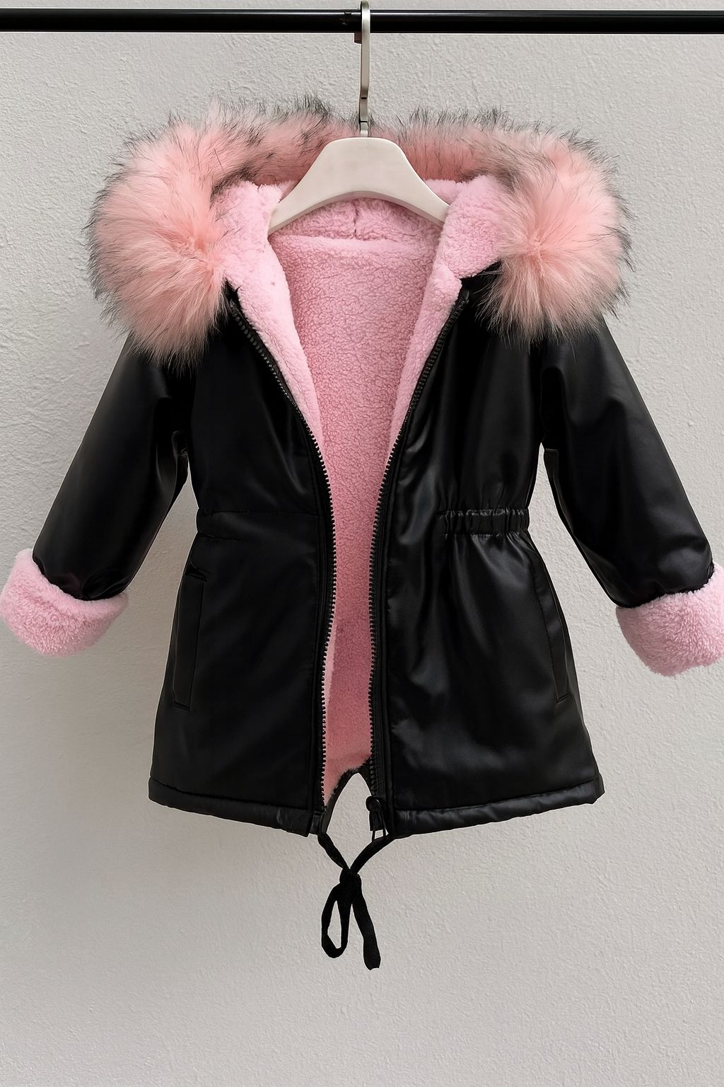 Deri Kız Çocuk Kaban 4/13 Yaş - 225433