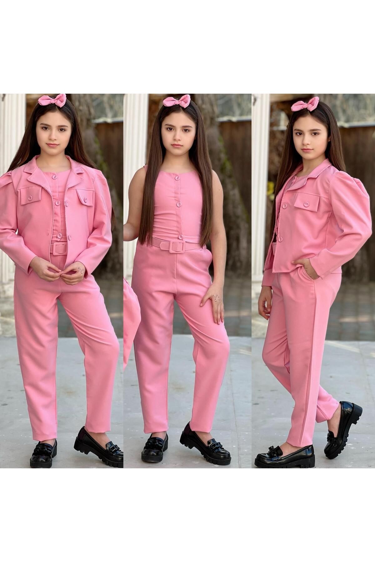Kokoş Büstiyer Dahil Ceket, Pantolon Takım