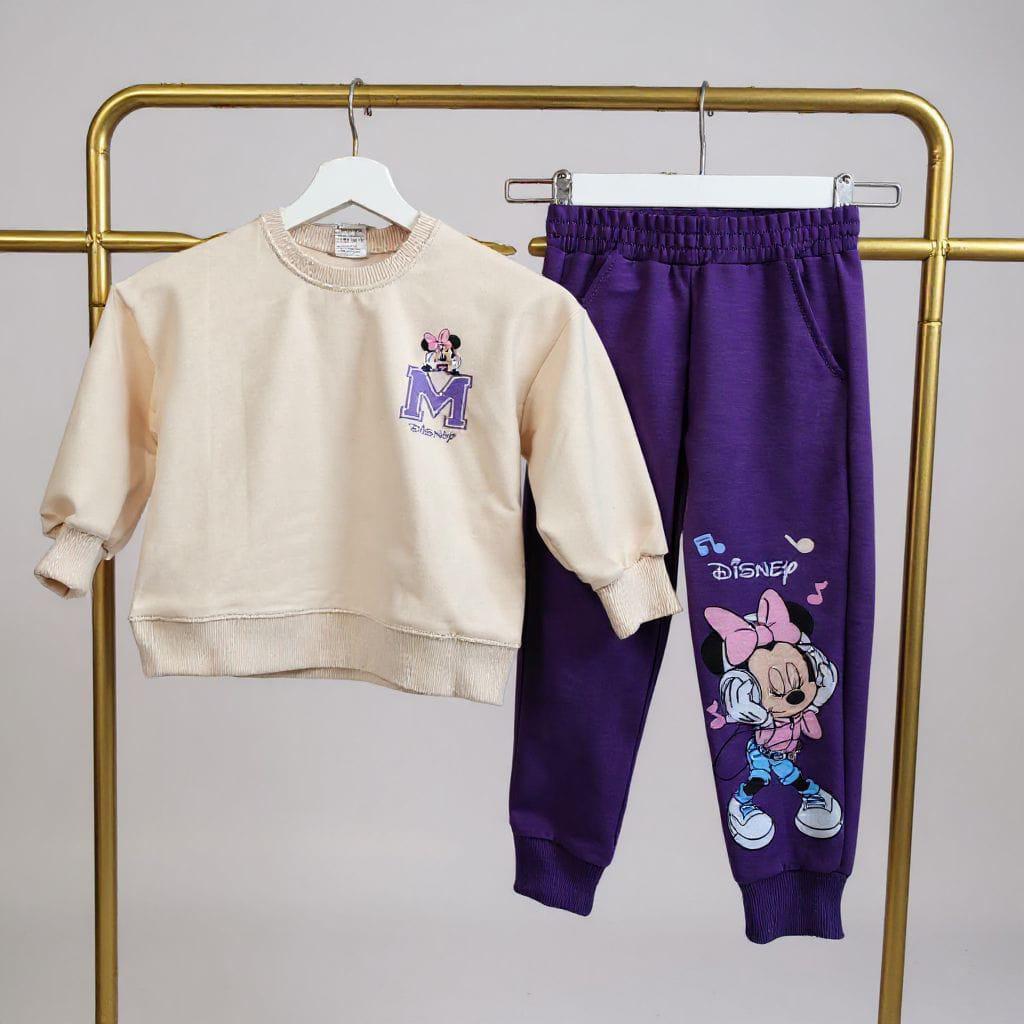 Kız Çocuk Baskılı Rahat Eşofman Takım - 4/10 Yaş - 31570