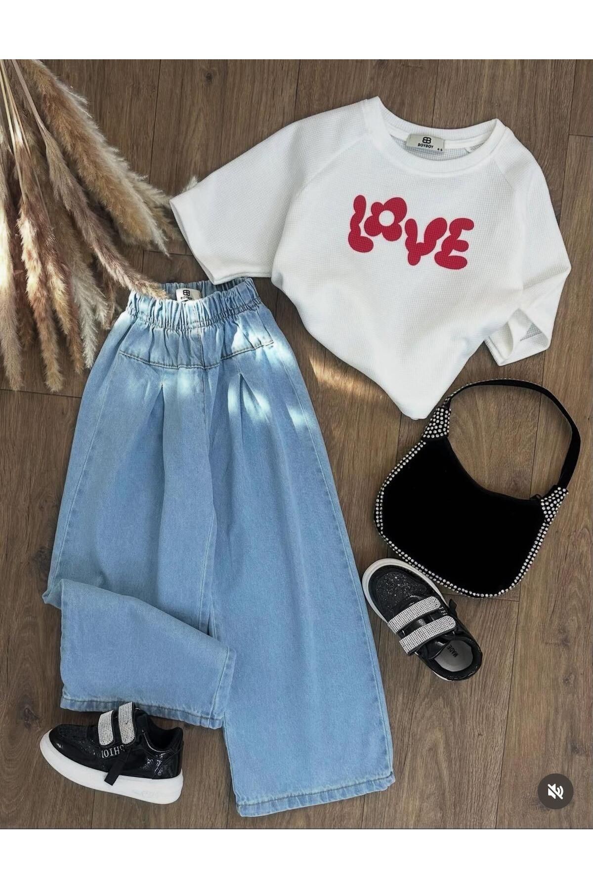 Love Kot Pantolonlu 2'li Takım