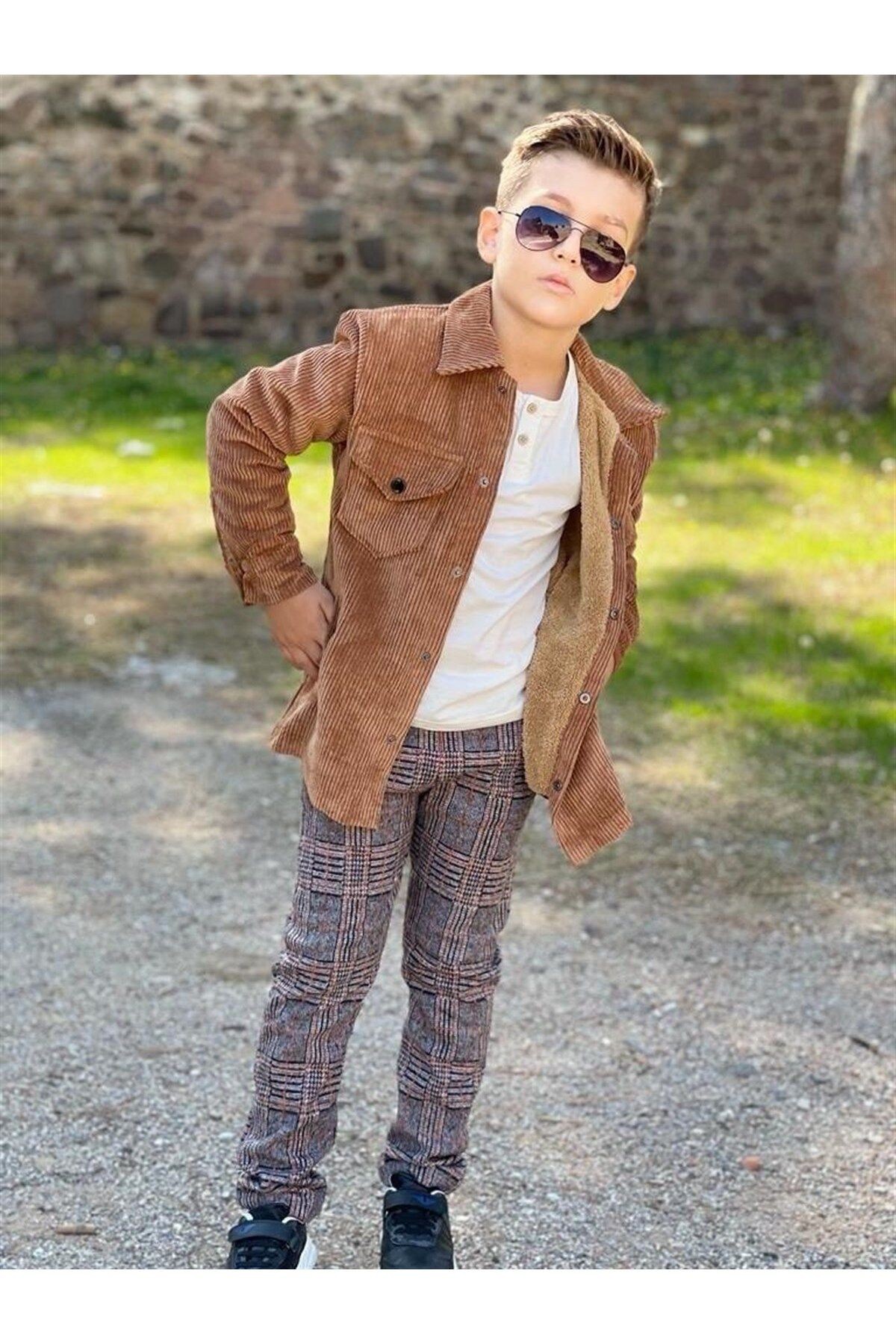 Kadife Peluş Kaplamalı 4 Parça Set