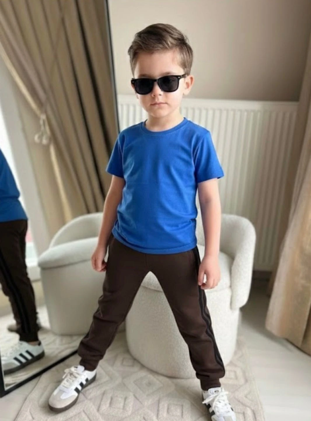 Unisex 3 İplik Şardonlu Eşofman Altı - 3/10 Yaş - 31575