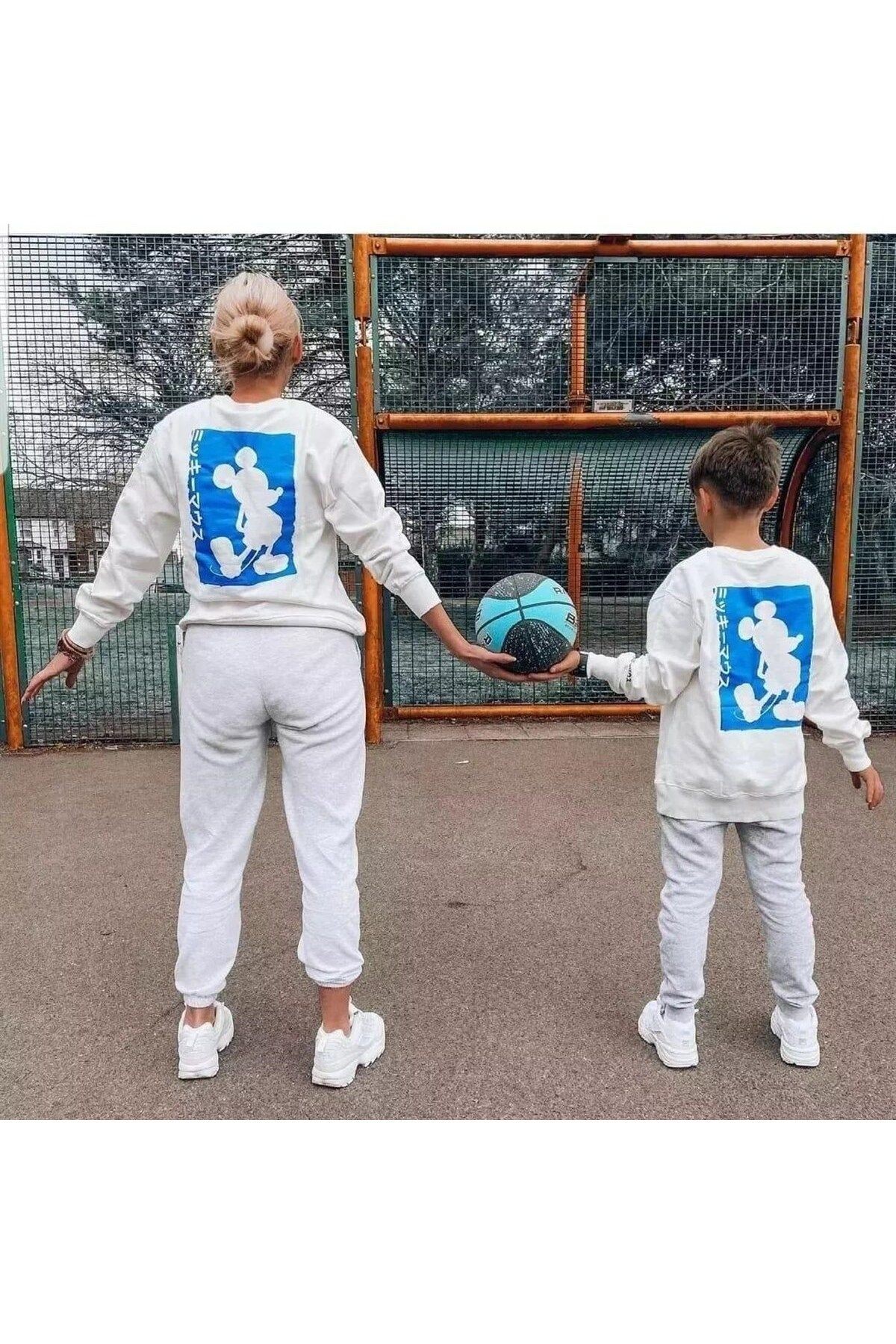 Anne Oğul Sweat Kombini